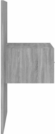 vidaXL Wooden Bed Headboard Gray Sonoma 160x80cm