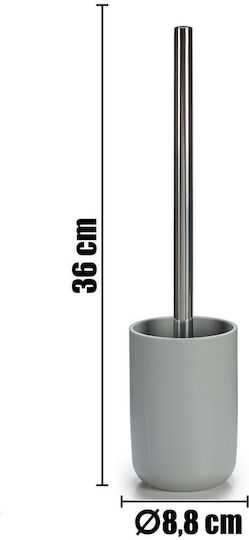 Berilo S3605858 Badezimmer-Accessoire-Set Inox Gray 4Stück