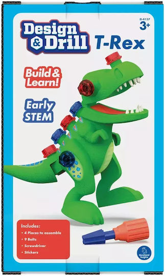 Learning Resources Παιχνίδι Κατασκευών Πλαστικό Drill Take Apart T-Rex για Παιδιά 3+ Ετών