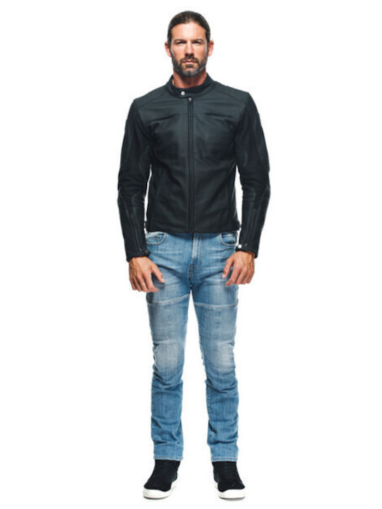 Dainese Razon 2 Bărbătesc Geacă de motocicletă De piele 4 Sezoane Negru