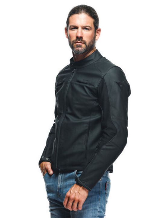 Dainese Razon 2 Bărbătesc Geacă de motocicletă De piele 4 Sezoane Negru