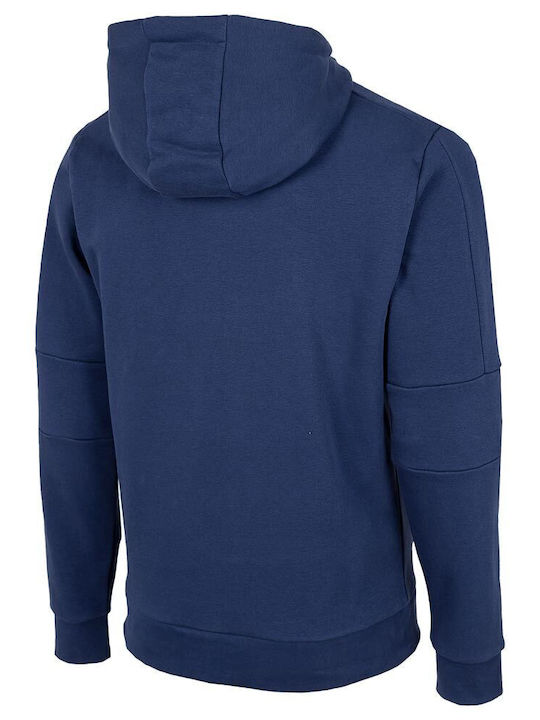 Ζακέτα με Κουκούλα Navy Μπλε