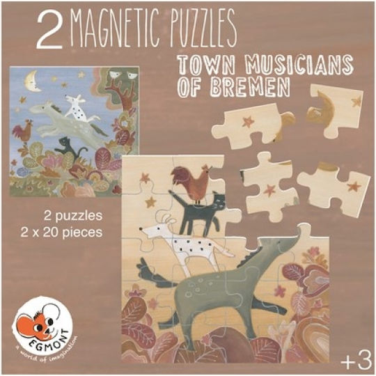 Παιδικό Puzzle Μουσικοί της Βρέμης για 3+ Ετών 40pcs Egmont