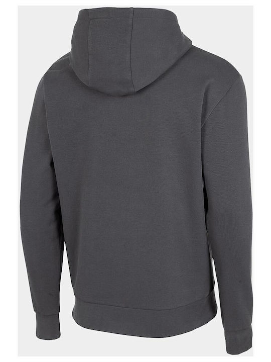 Ζακέτα με Κουκούλα Dark Grey