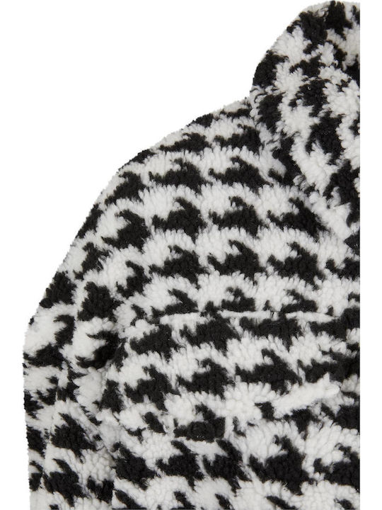 Sherpa Γυναικείο Μαύρο Overshirt Oversized