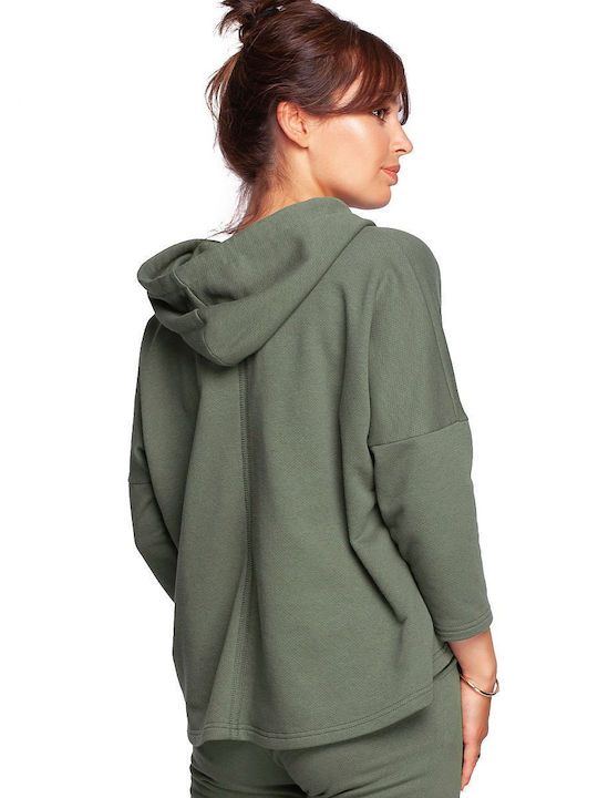 BeWear Women's Hooded Sweatshirt Green