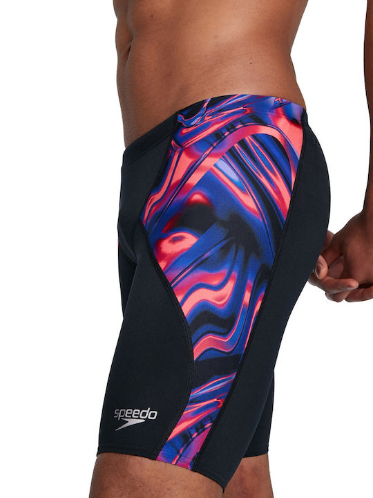 Speedo Мъжки Състезателен Заглушител Бански За Плуване Черен