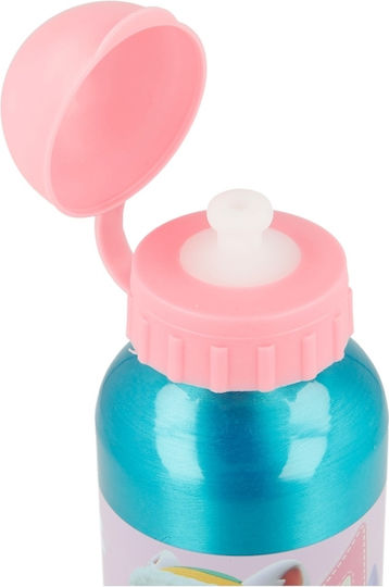 Stor Paw Patrol Kinderflasche Pfoten-Patrouille Aluminium mit Strohhalm Auslaufsicher Blau 400ml