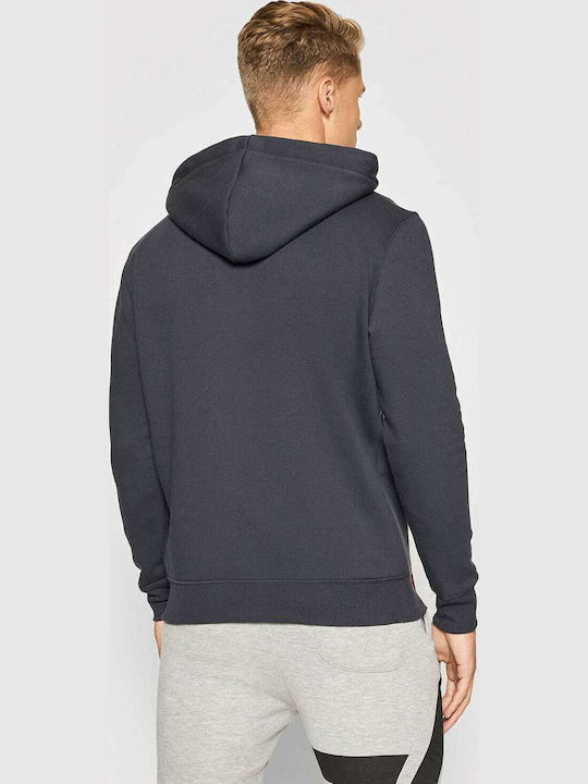 Sweatshirt with Hood Grey Black