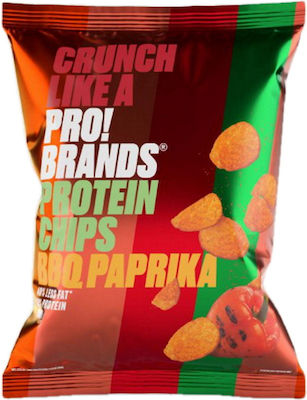 Pro!Brands Chips Protein with Flavour Barbeque Paprika 50gr 1pcs