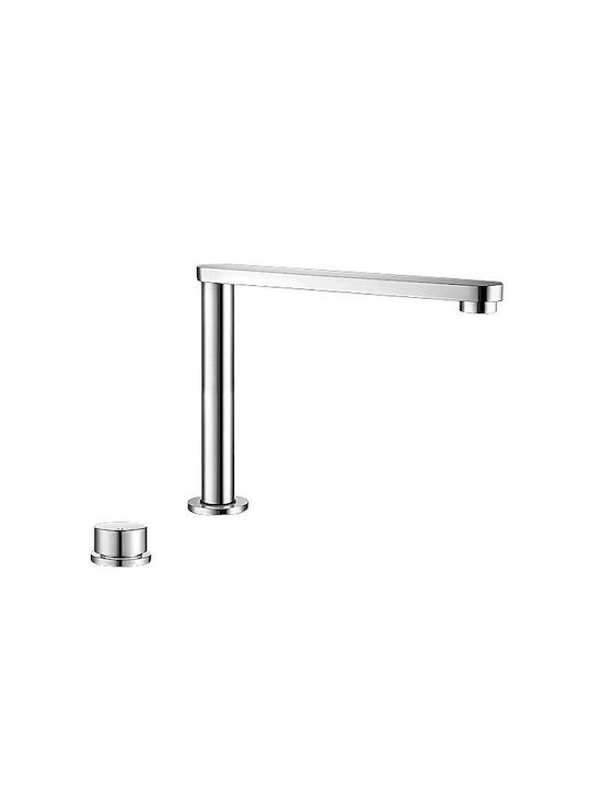 Blanco Eloscope-F II Tall Kitchen Faucet Counter Retractable Silver