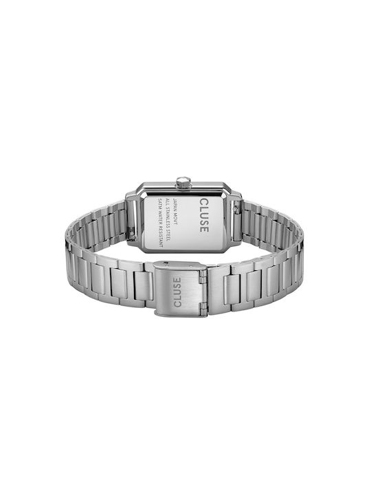 Cluse Boho Chic Petite Watch with Silver Metal Bracelet