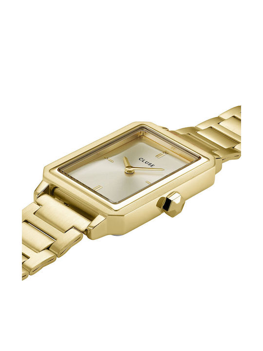 Cluse Fluette Women's Watch with Gold Metal Bracelet