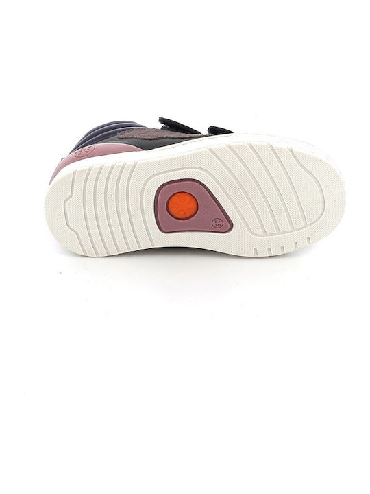 Kids Sneakers High Anatomic with Scratch Blue