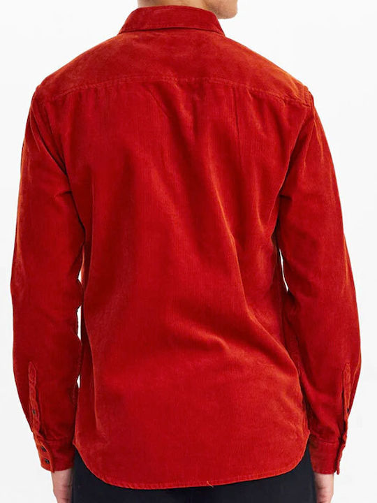 Anerkjendt Men's Shirt with Long Sleeves Cinnamon