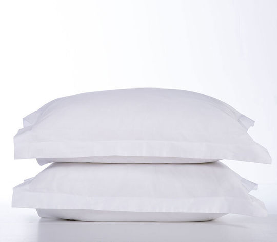 Nef-Nef Homeware Elements Pillowcase Set Oxford White 52x72cm.