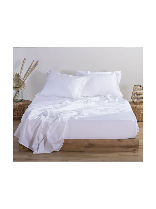 Nef-Nef Homeware Elements Pillowcase Set Oxford White 52x72cm.