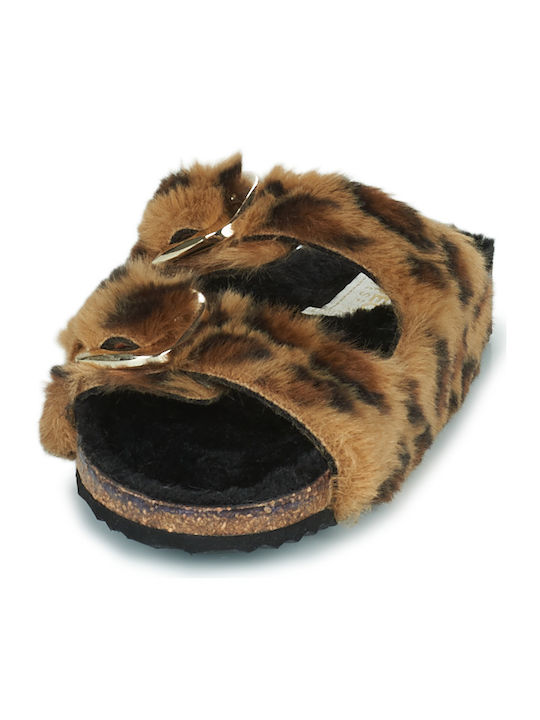 Brionia Women's Flat Sandals in Black Color