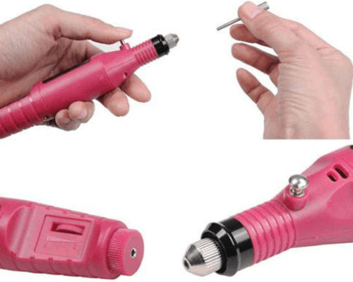 HD-915 Nail Drill Power 5W Fuchsia with 15000 Rotations per Minute