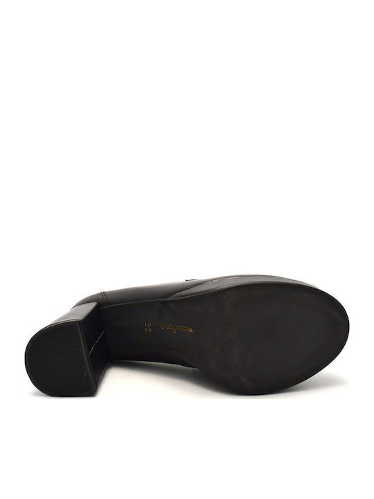 Anatomic Leather Black High Heels