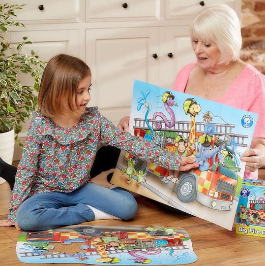 Παιδικό Puzzle Πυροσβεστικό με Ζώα για 2+ Ετών 20pcs Orchard
