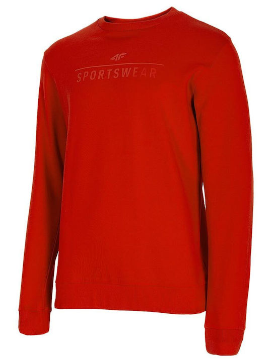 4F Herren Sweatshirt Rot