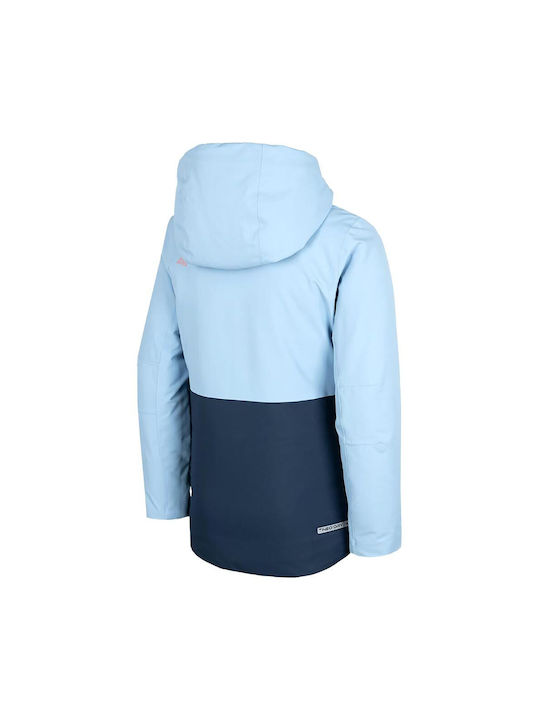 4F Kids Sports Jacket short Hooded Light Blue