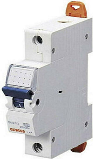 Aca Αυτόματη Ασφάλεια 10A Μονοπολική AC GW92106