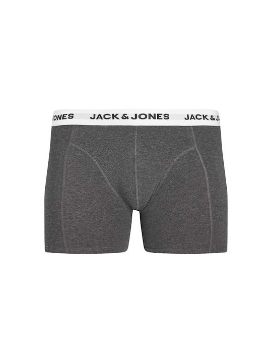 Jack & Jones Boxeri pentru bărbați Gri 3Pachet