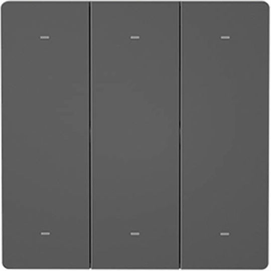Sonoff R5 Стенен Стенен Прекъсвач Wi-Fi Команди Троен с Рамка Черен