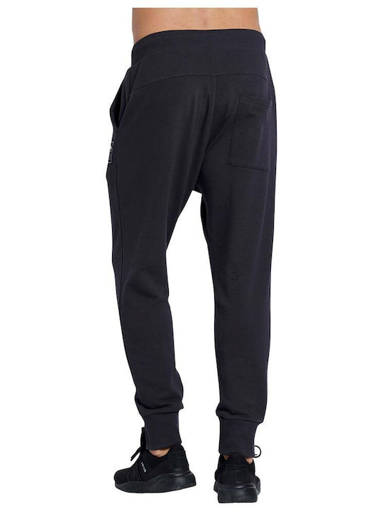 BodyTalk Men's Sweatpants with Rubber Black