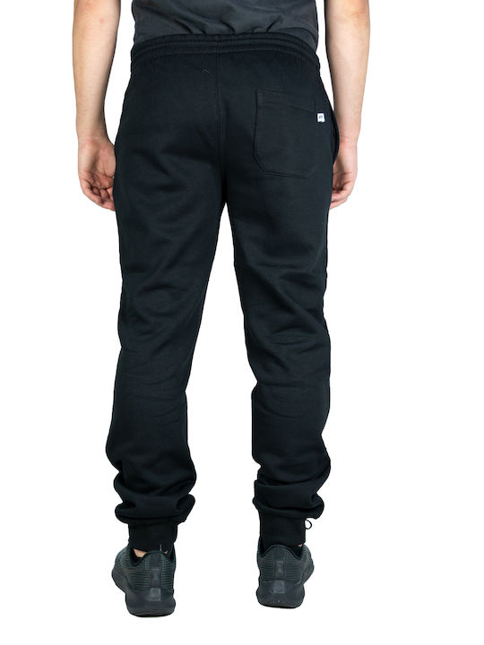 Herren-Sweatpants mit Gummizug Schwarz
