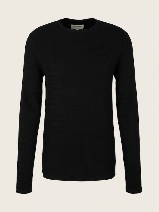 Langarm-Pullover Schwarz