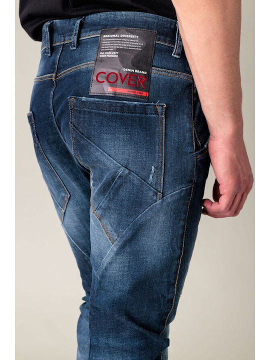 Namos Q2475 Men's Jeans Pants Elastic with Skinny Fit Blue