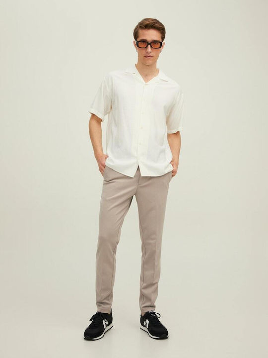 Pantaloni Chino Elastic Bej