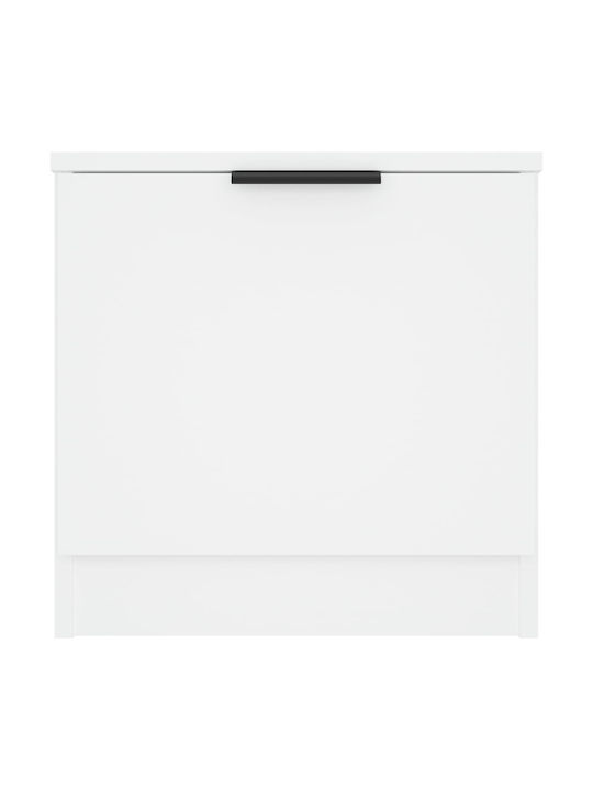 Noptiere Albe 2buc 40x39x40cm