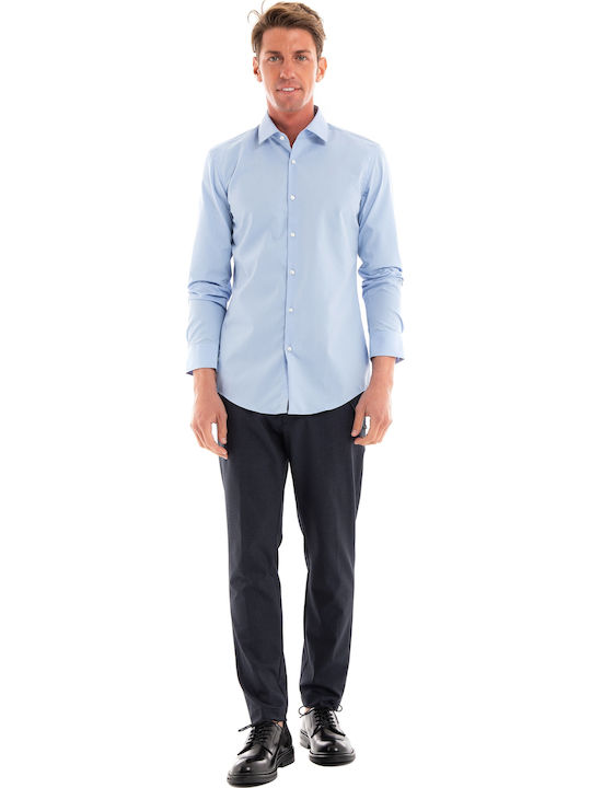 Gason 214 Trousers Chino Elastic Navy Blue