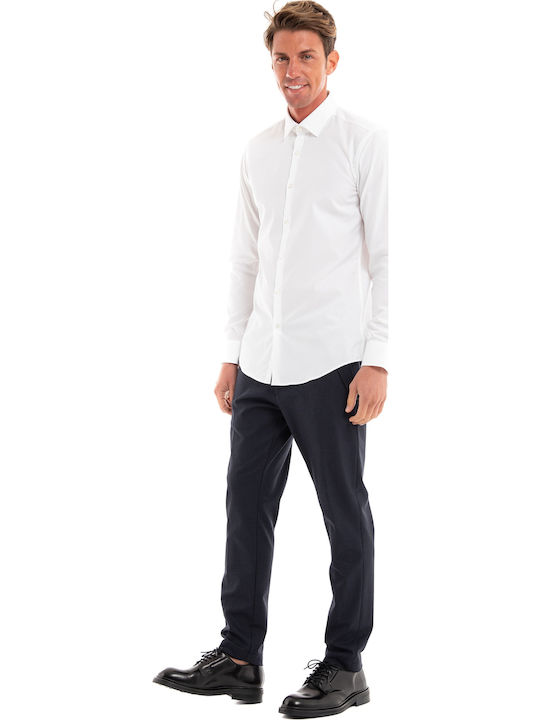 Gason 214 Trousers Chino Elastic Navy Blue