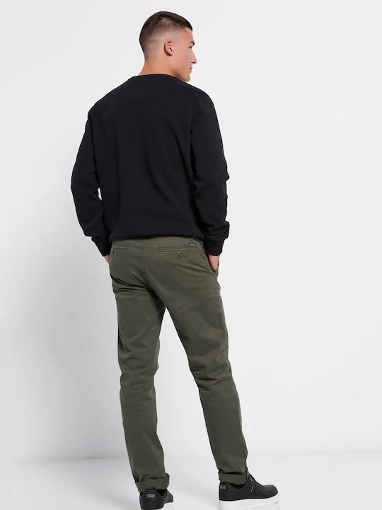 Hose Chino Elastisch Pesto