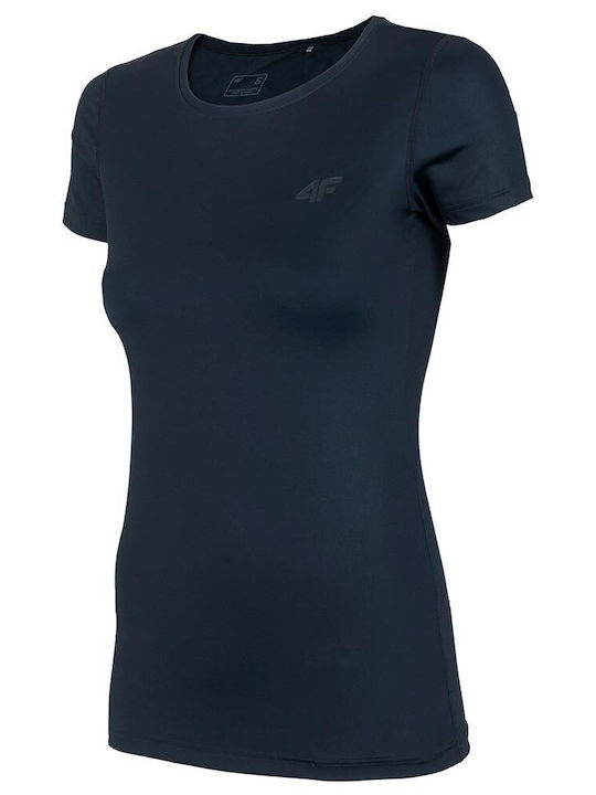 4F Feminin Sport Tricou Uscare rapidă Albastru marin