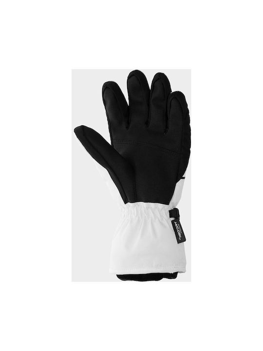 4F Women's Ski & Snowboard Gloves White