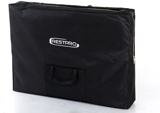 Rest Pro Classic 2 Wooden Portable/Folding Ecru Massage and Physiotherapy Bed 192x70cm