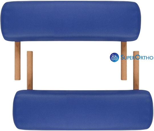 SuperOrtho Pro_2 Physiotherapy Bed Portable Foldable Blue Wooden 186x71cm