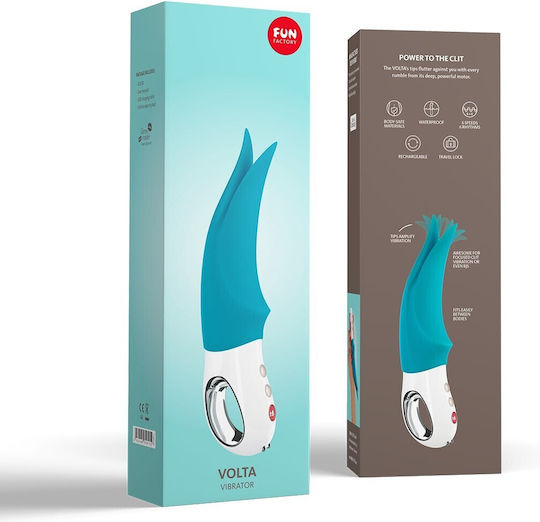 Fun Factory Volta Mini Κλειτοριδικός Δονητής 12cm Petrol
