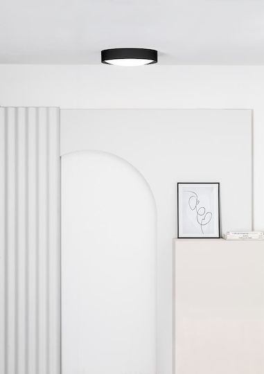 Faro Barcelona Vuk Deckenleuchte 36.6cm Schwarz mit Integrierter LED