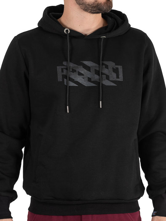 Sweatshirt with Hood Black