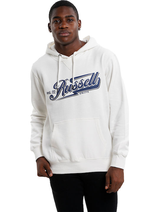 Sweatshirt with Hood White