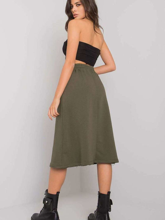 BFG Midi Skirt in Khaki color