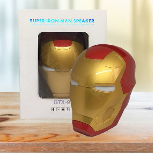 GTX-9 Iron Man Ηχείο Bluetooth 5W Χρυσό