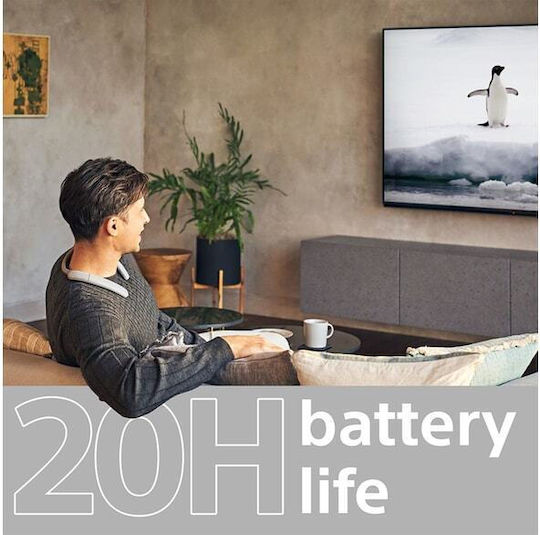 Sony Neckband Ηχείο Bluetooth με Διάρκεια Μπαταρίας έως 20 ώρες Μαύρο